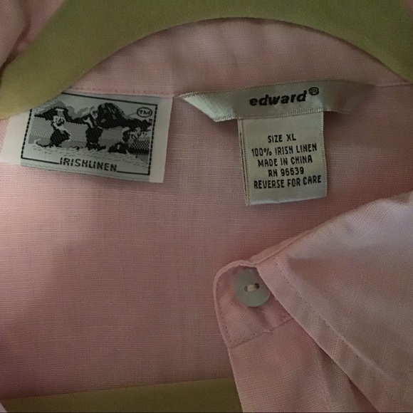 Edward Irish linen embroidered blouse - Picture 3 of 3